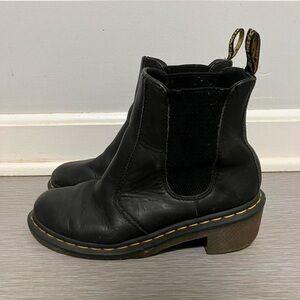 Doc Marten Chelsea Black Leather
Ankle Boots
Women's Size: 9
Men's: Size: 8
